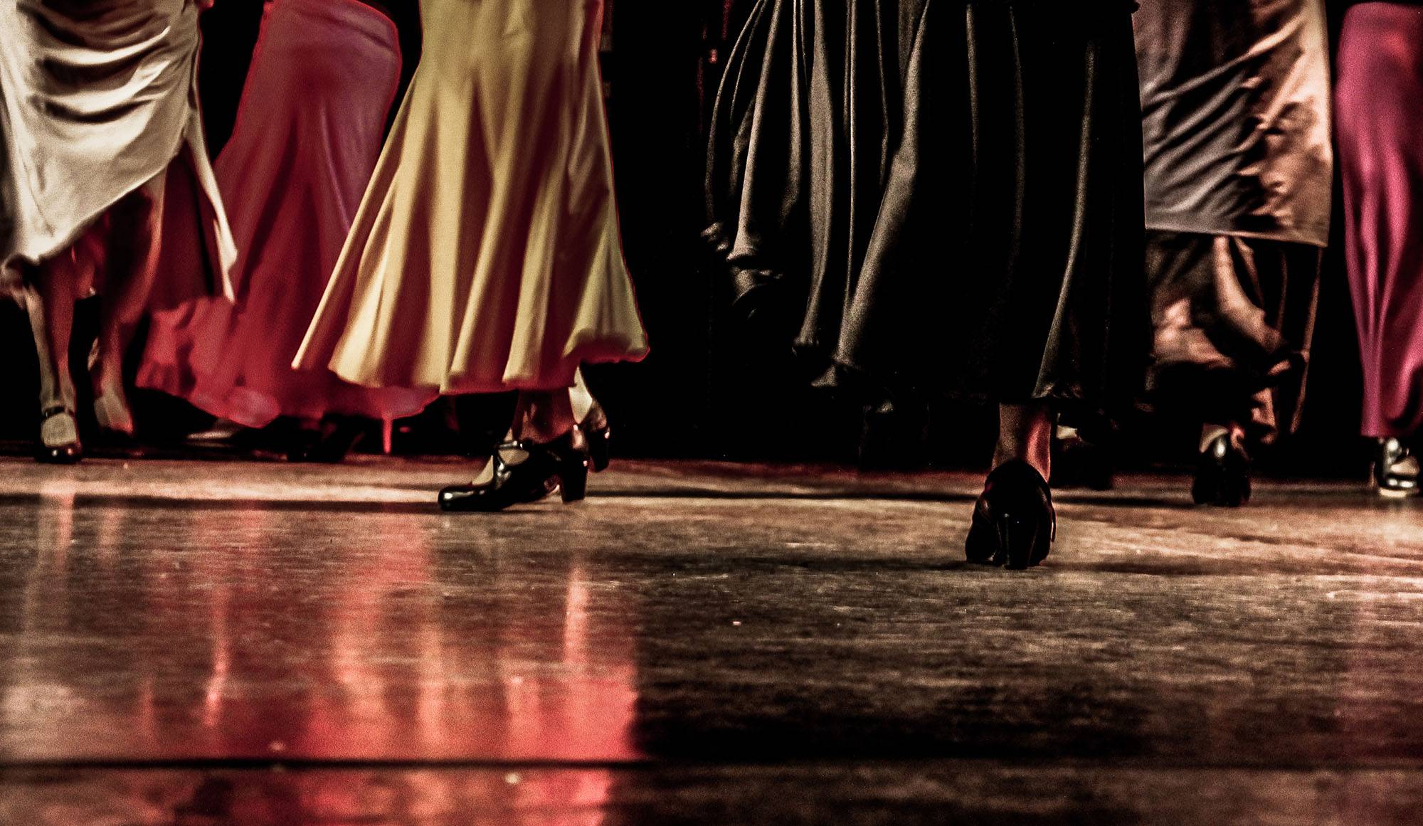 Flamenco-Tänzerinnen auf der Bühne